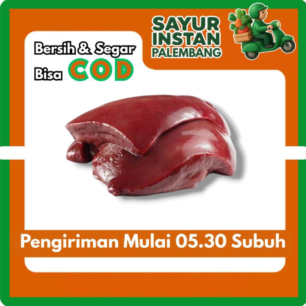 Hati Sapi / Paru Sapi / Limpa Sapi 1KG - Sayur Instan Palembang