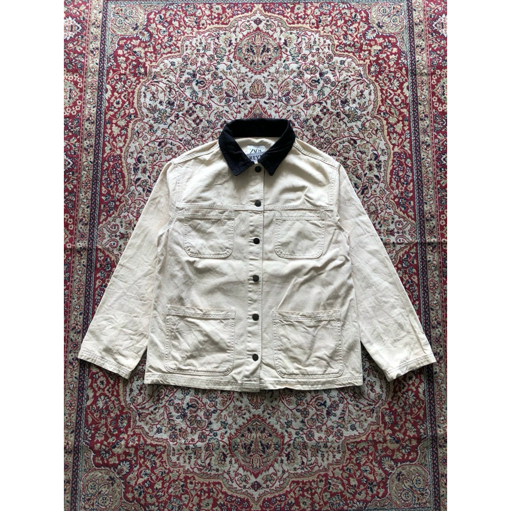 Zara chore jacket  Casual zara Men chore jacket Vintage Chore jacket H540