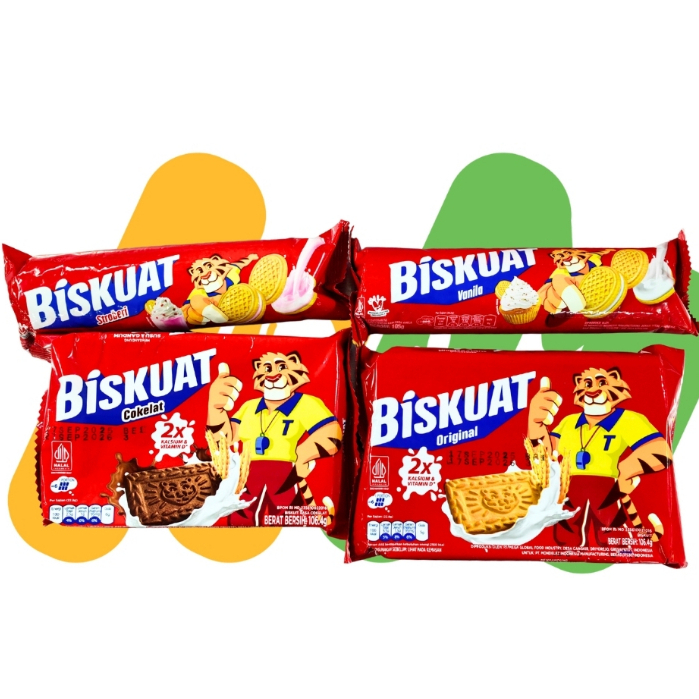 BISKUIT BISKUAT / BISKUAT BITES 35 GR / BISKUAT ORIGINAL / BISKUAT COKLAT 106GR