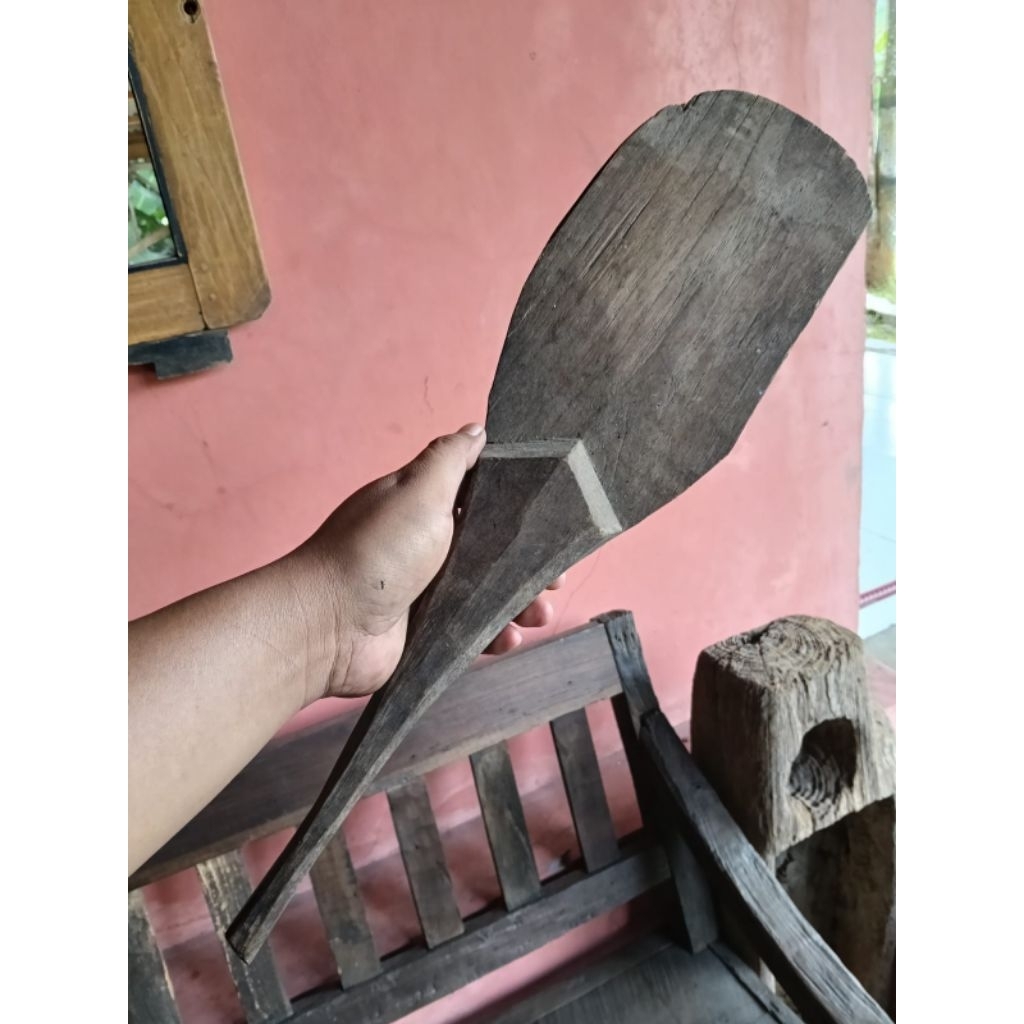 Centong entong kayu jati lawas bekas pakai murah