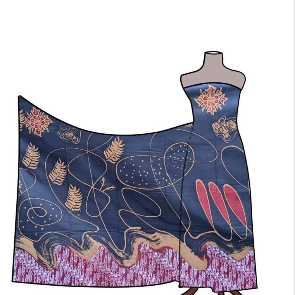KAIN BATIK ABSTRAK KONTEMPORER BATIK TEMANGGUNG