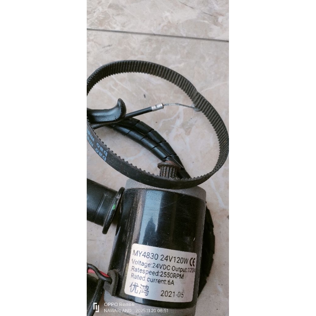 dc motor 24V-120W-bekas mini scuter listrik