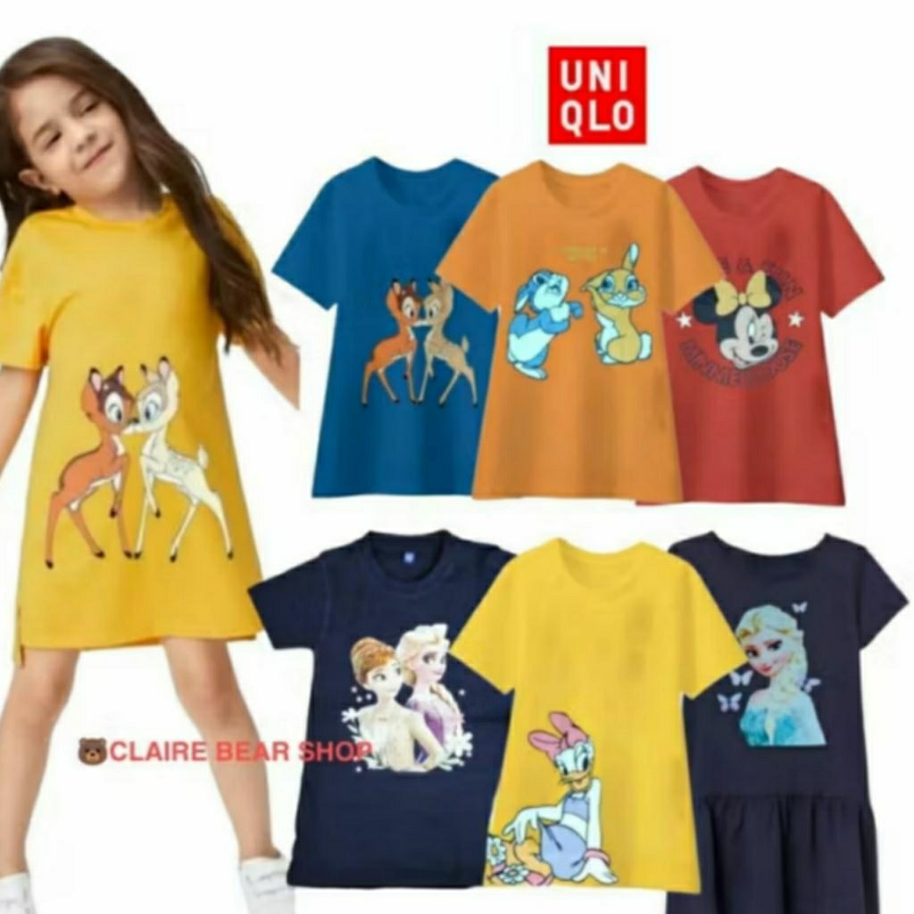 Uniqlo Disney Girls Dress / Gaun Anak Perempuan Uniqlo (4-14Y)