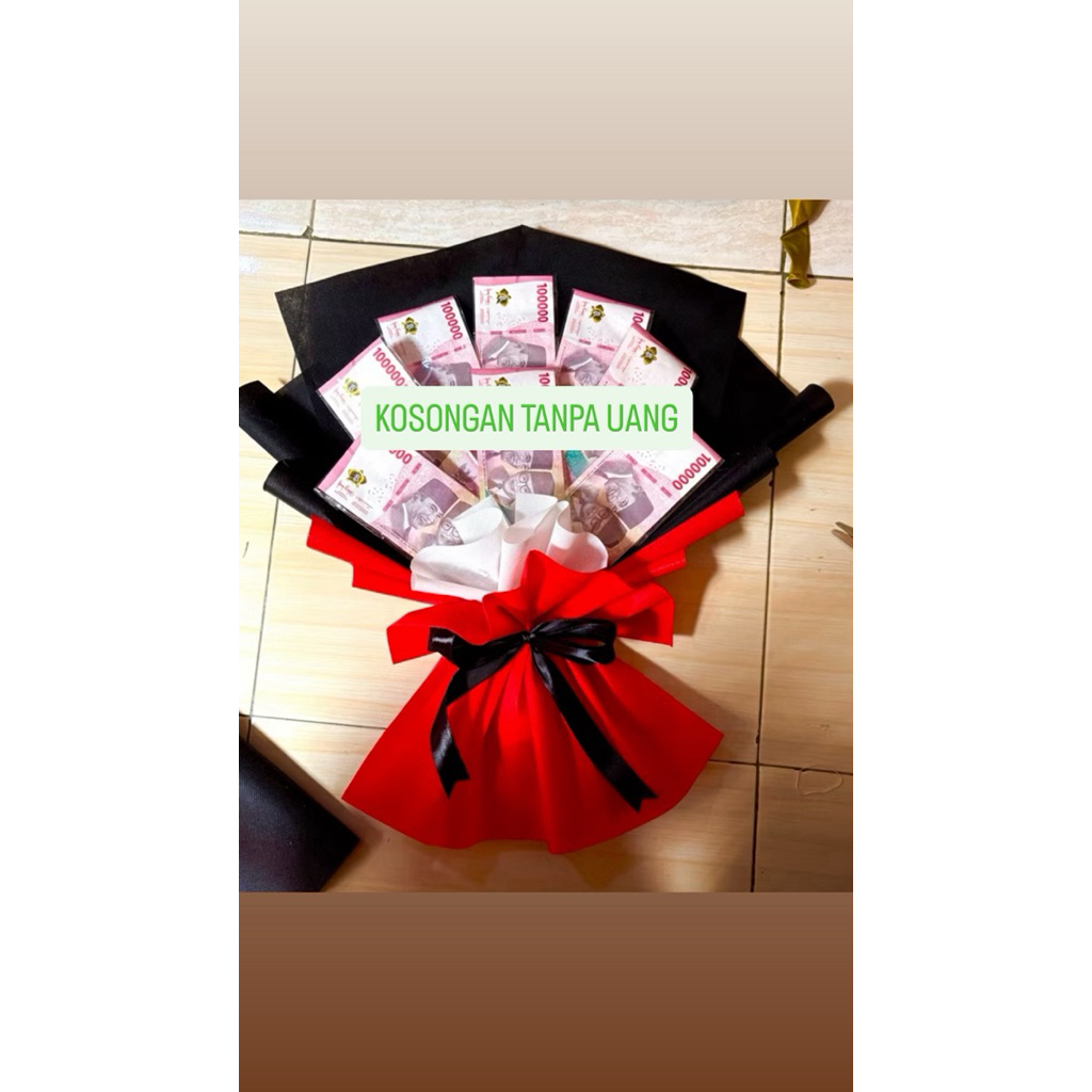 BUKET BUNGA KOSONGAN TANPA UANG - BUKET UANG KOSONGAN SLOT - BUKET UANG - BUKET BUNGA