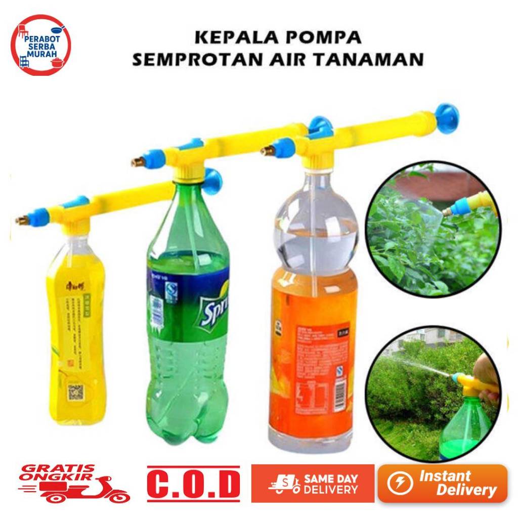 Head Sprayer Botol Pompa Semprotan Air Multifungsi Kepala Semprotan Tanaman Bunga Manual Manual