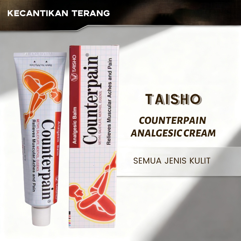 Taisho Pharmaceutical - Counterpain Cream warm&cool 120g / Counterpain Analgesic Cream / Counterpain