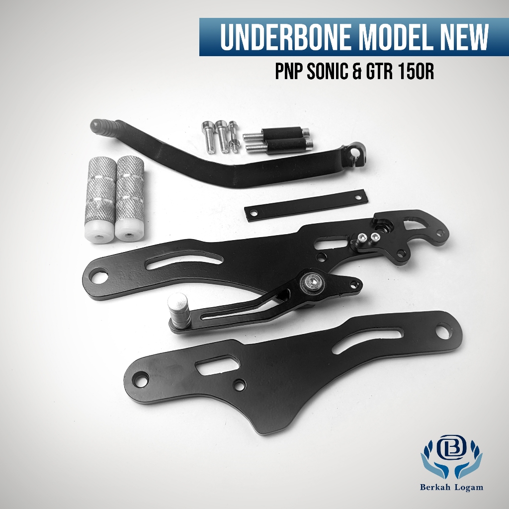 Underbone Sonic New Cutting Besi Footstep Underbone PNP Sonic 150 R / GTR 150 R Model NEW