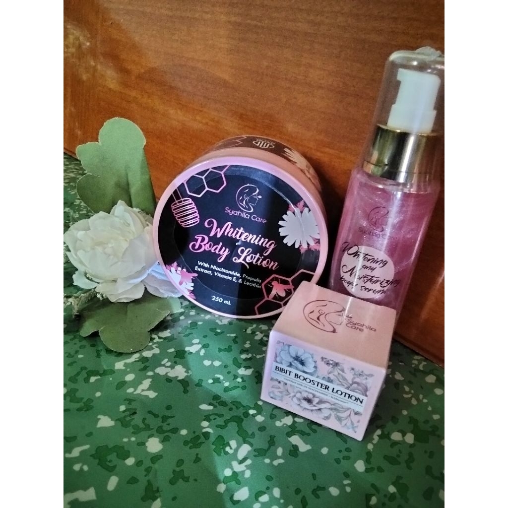 Paket Bundling (HandBody SyahilaCare 250 ml POT lama + Bibit Boster + Body Serum)