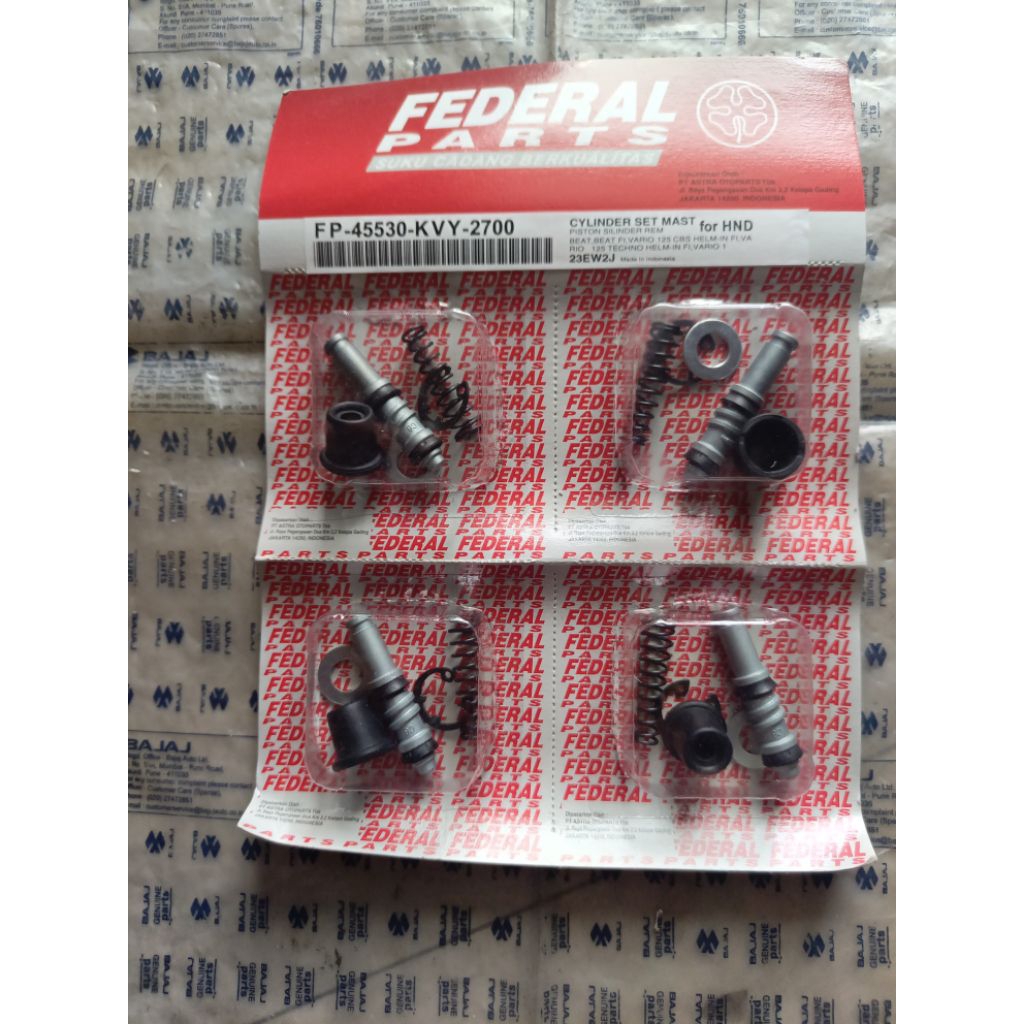 SEAL MASTER REM DEPAN VARIO 125 CBS SIL MASTER REM DEPAN FEDERAL BEAT SIL MASTER DEPAN BEAT FI SIL S