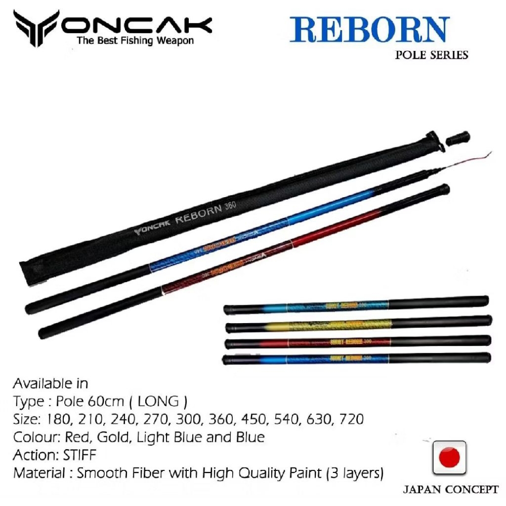 Joran tegek ONCAK REBORN ukuran 240
