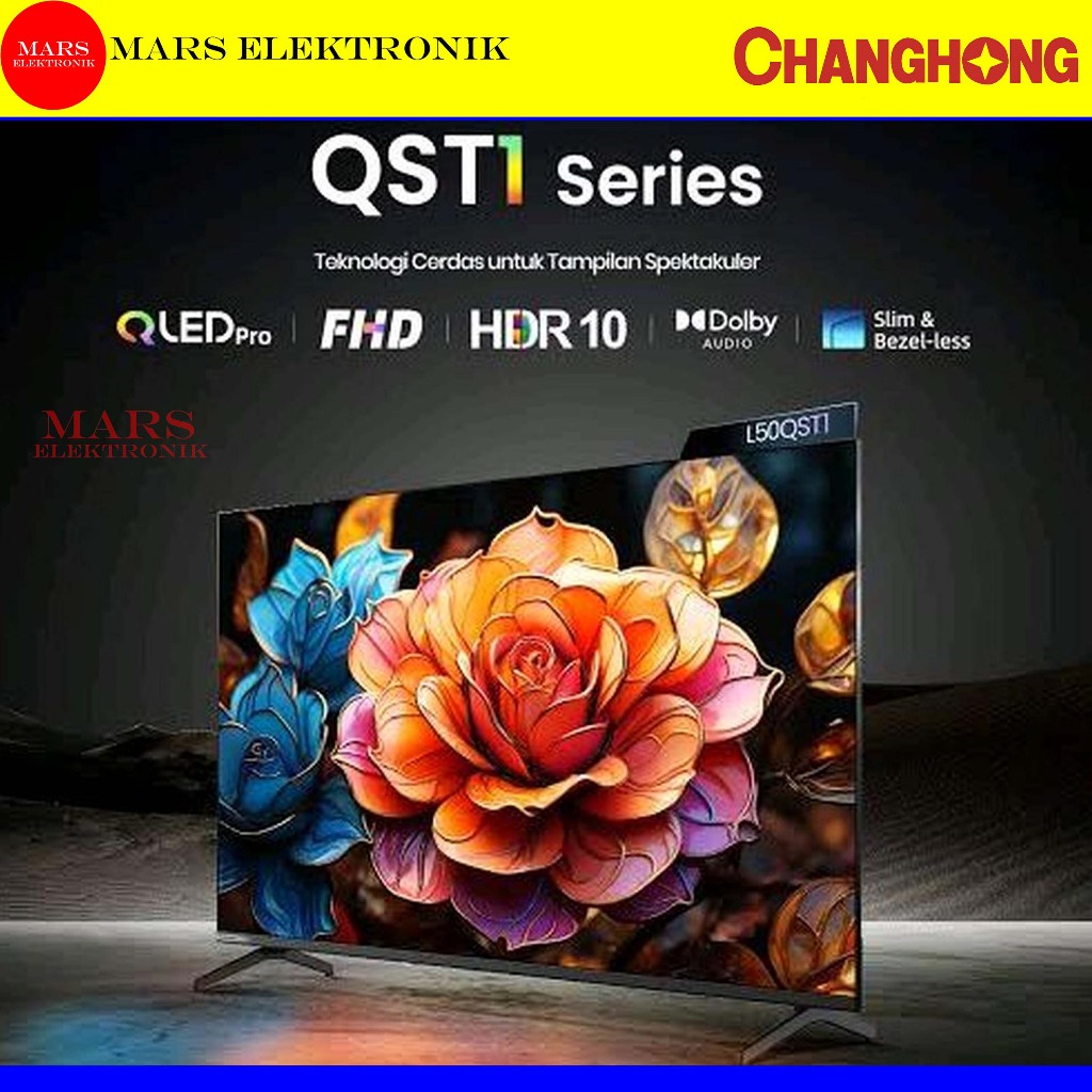 CHANGHONG GOOGLE TV 50 INCHI L50QST1 QLED - GOOGLE TV