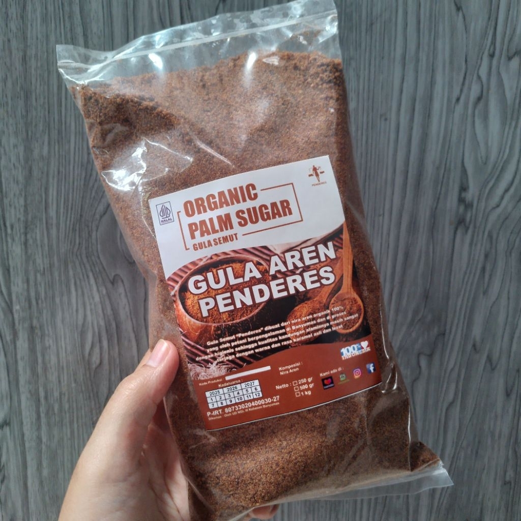 Gula Aren asli Organik Gula Aren Penderes  / Gula Semut Organik Gula Aren 500 gram