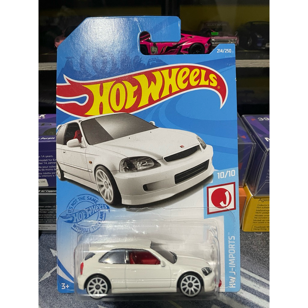 HOT WHEELS HONDA CIVIC EK9 PUTIH