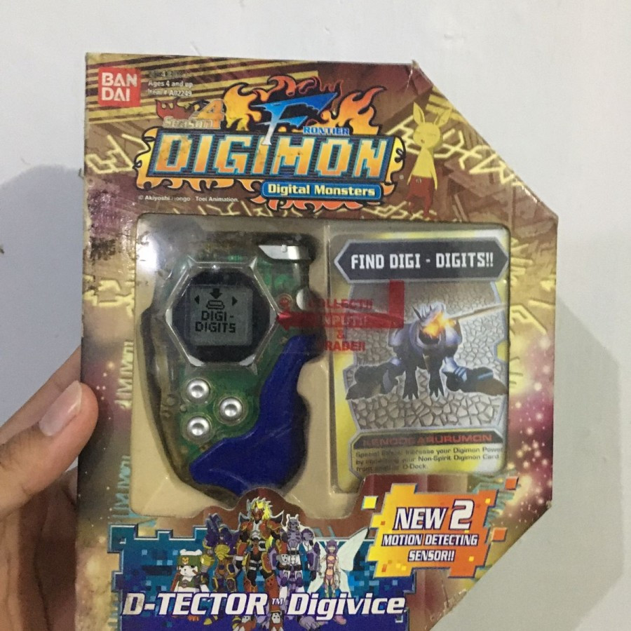 Bandai Digivice Digimon Frontier D'Tector Version 2 Clear Blue Koji