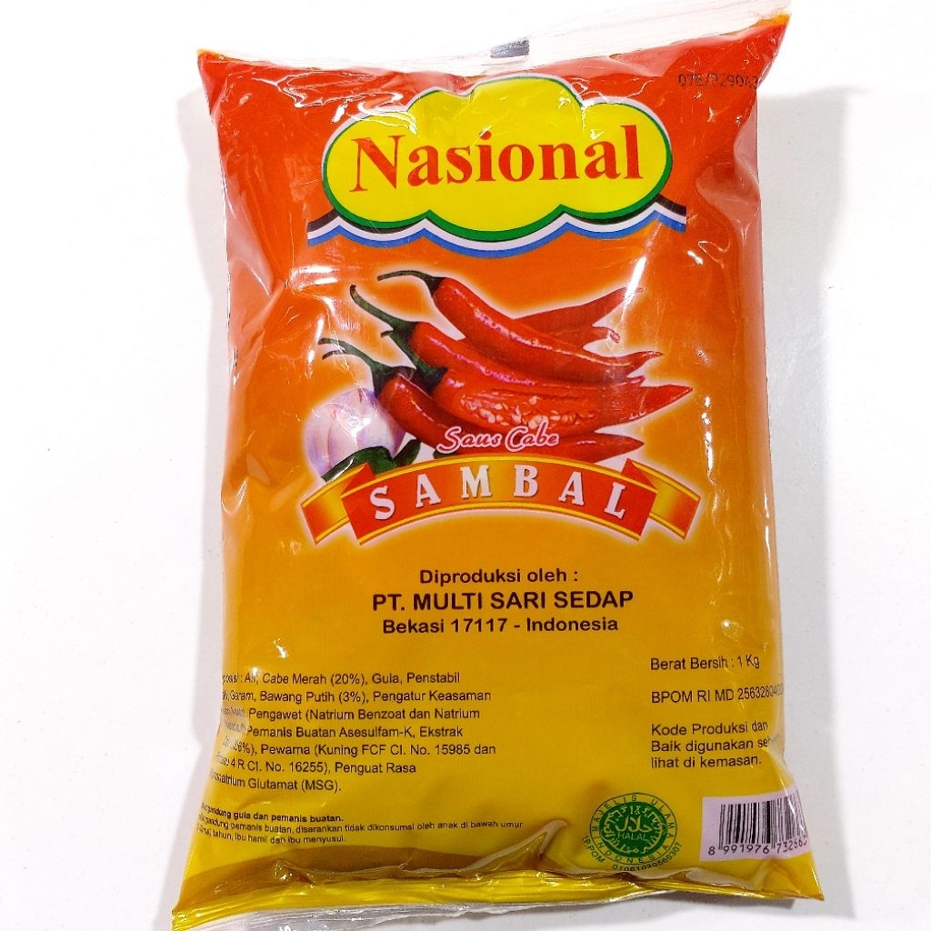 SAUS CABE SAUS SAMBAL NASIONAL 1 KG