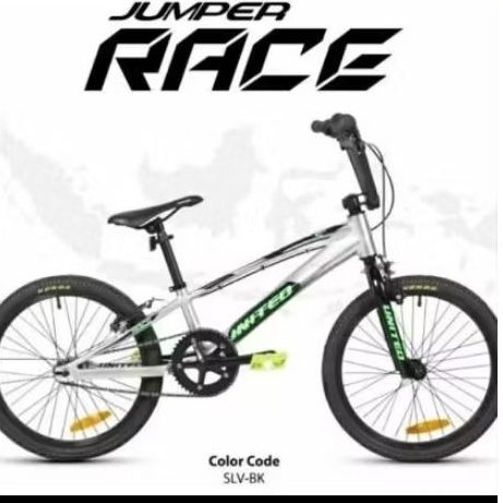 BMX 20 UNITED JUMPER RACE SETIR oversize FRAME TEBAL