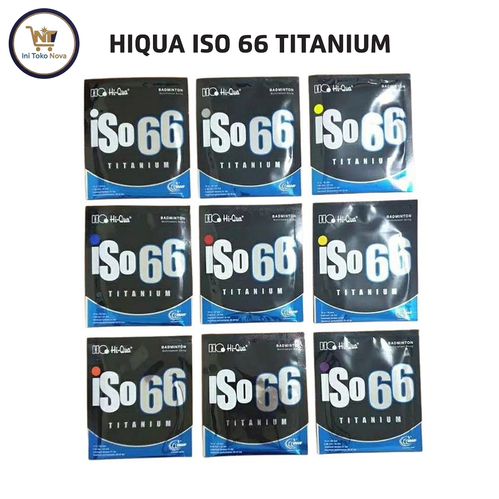 Hiqua Senar Badminton Iso 66 Titanium