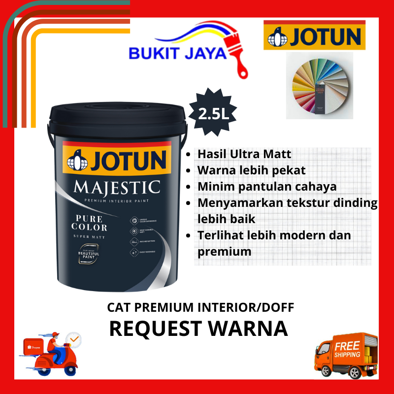 Jotun Majestic Pure Color Anti-Reflective Matt CAT AIR JOTUN INTERIOR PREMIUM