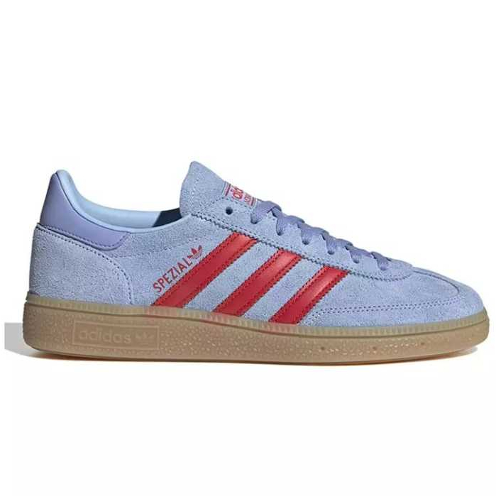 SEPATU CASUAL ADIDAS HANDBALL SPEZIAL W Glow Blue/Red ORIGINAL 100% JR3639