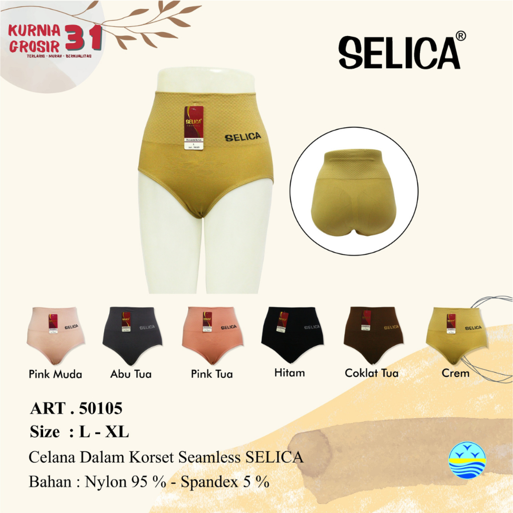 CD Wanita SELICA 50105 Bahan Nylon / Pakaian Dalam Perempuan Seamless