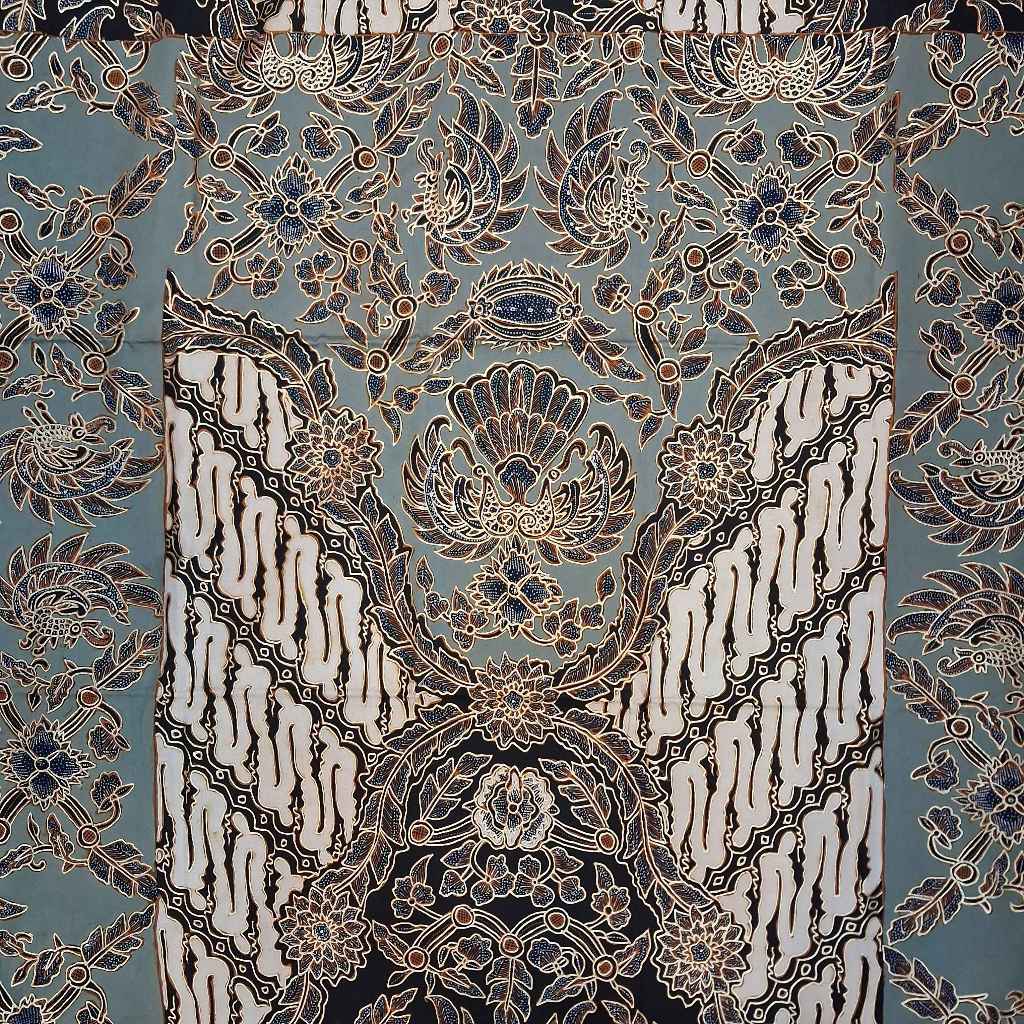 bedjo batik - kain batik tulis bahan katun prada gliter emas premium limited