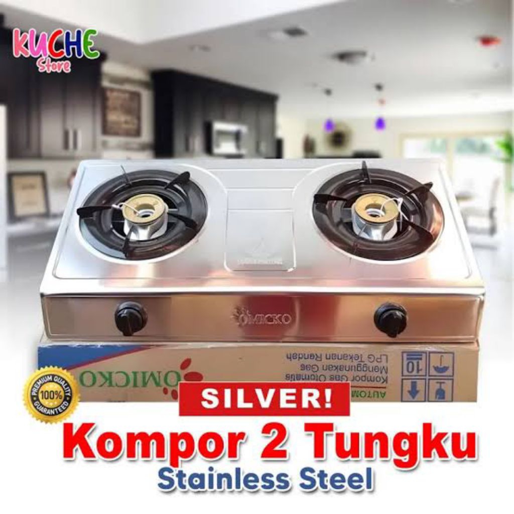 kompor gas omicko 2 tungku