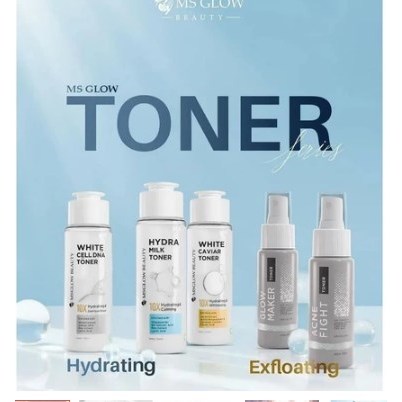 TONER MS GLOW EXP 2027/ TONER GLOWING/ TONER ACNE/ TONER HYDRA MS GLOW
