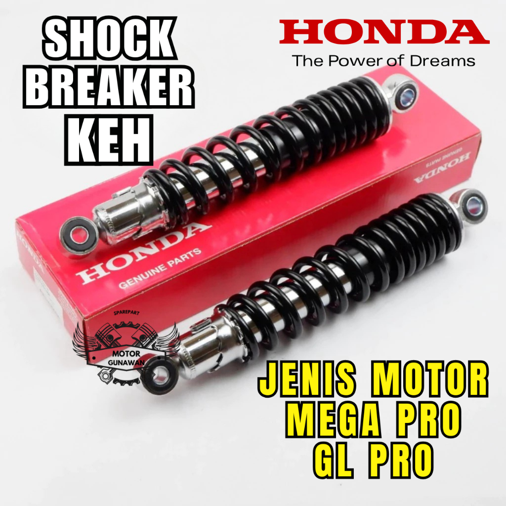 52400-KEH-900 ORIGINAL Shock Breaker Belakang KEH Honda Mega Pro GL Pro