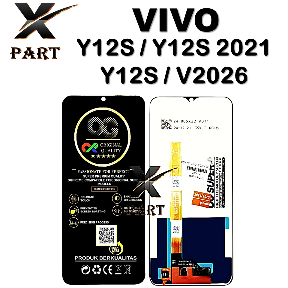 LCD TOUCHSCREEN VIVO Y12S / Y12S 2021 / Y12S / V2026 ORIGINAL 100% COMPLETE FULLSET