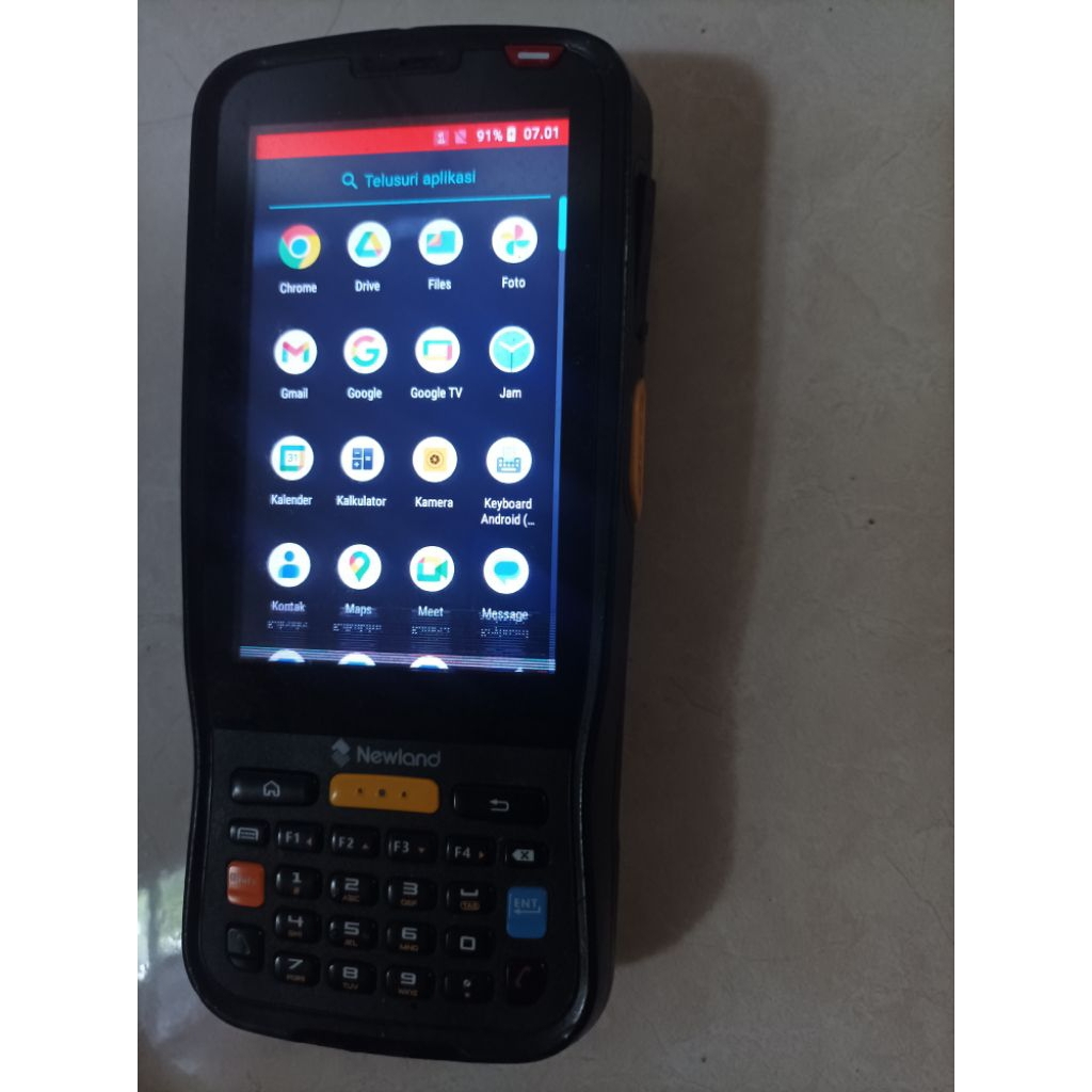 lcd dan touchscren newland mt65 kondisi apa ada nya masih bisa digunakan