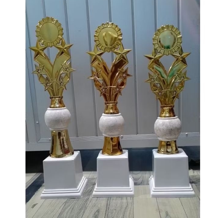 Piala Marmer Bulat Set, Piala Marmer Telur 123, Piala Marmer Bola Juara 123