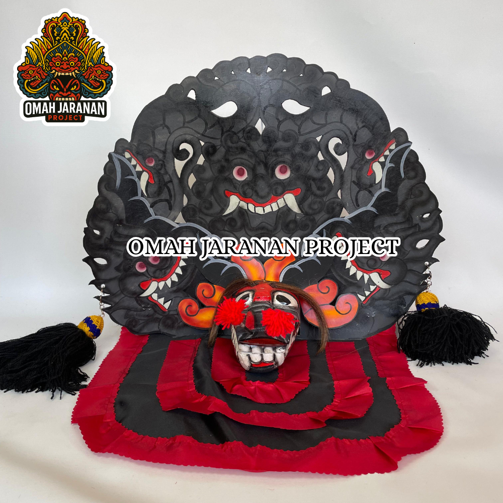 BARONGAN KAPSUL KAYU CAPLOKAN BAHAN KAYU NO 4 WARNA HITAM READY GRATIS KEMUL