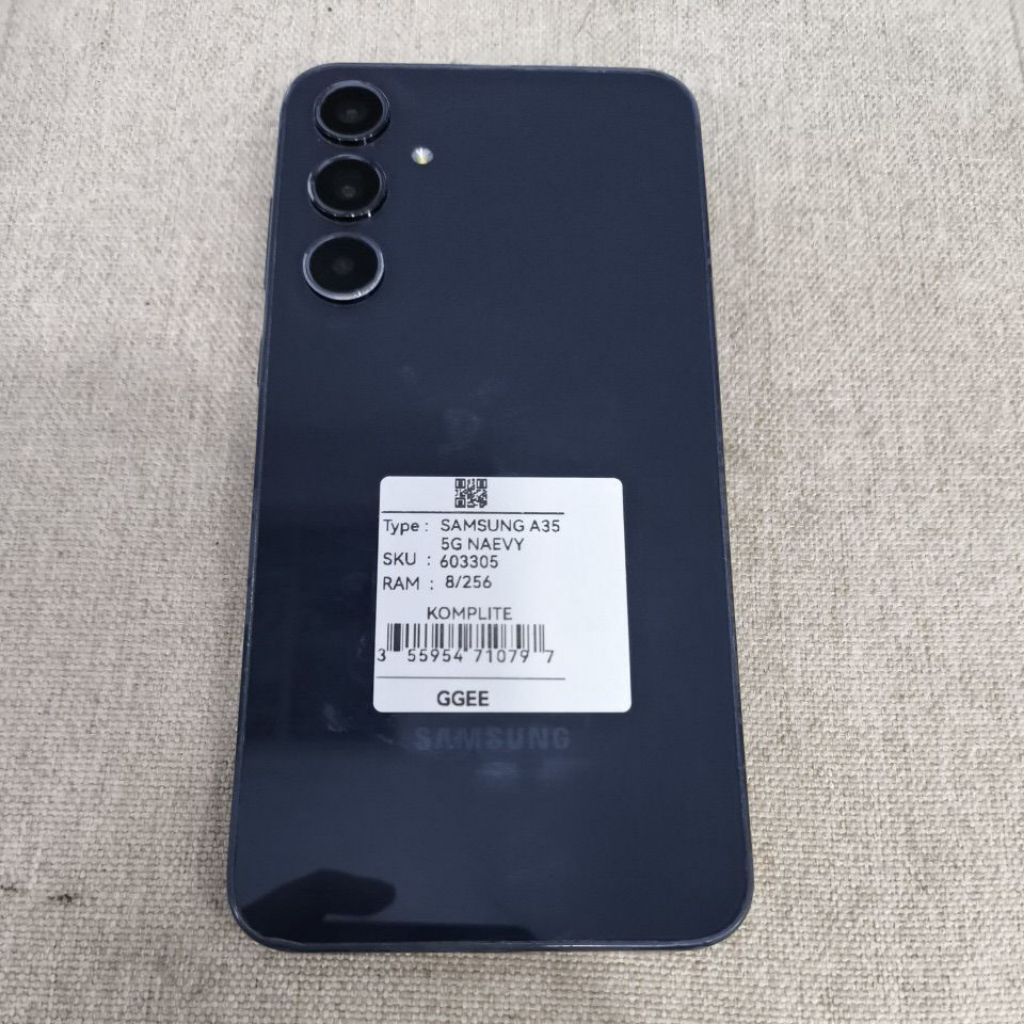 Handphone second Samsung A35 5G 8+256GB Original fullset