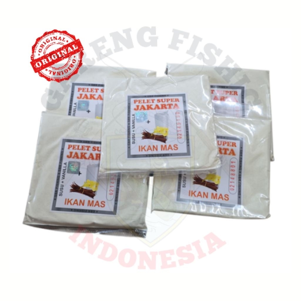 Pelet Super Putih Jakarta Vanilla Susu 1 Pcs Umpan Ikan Mas