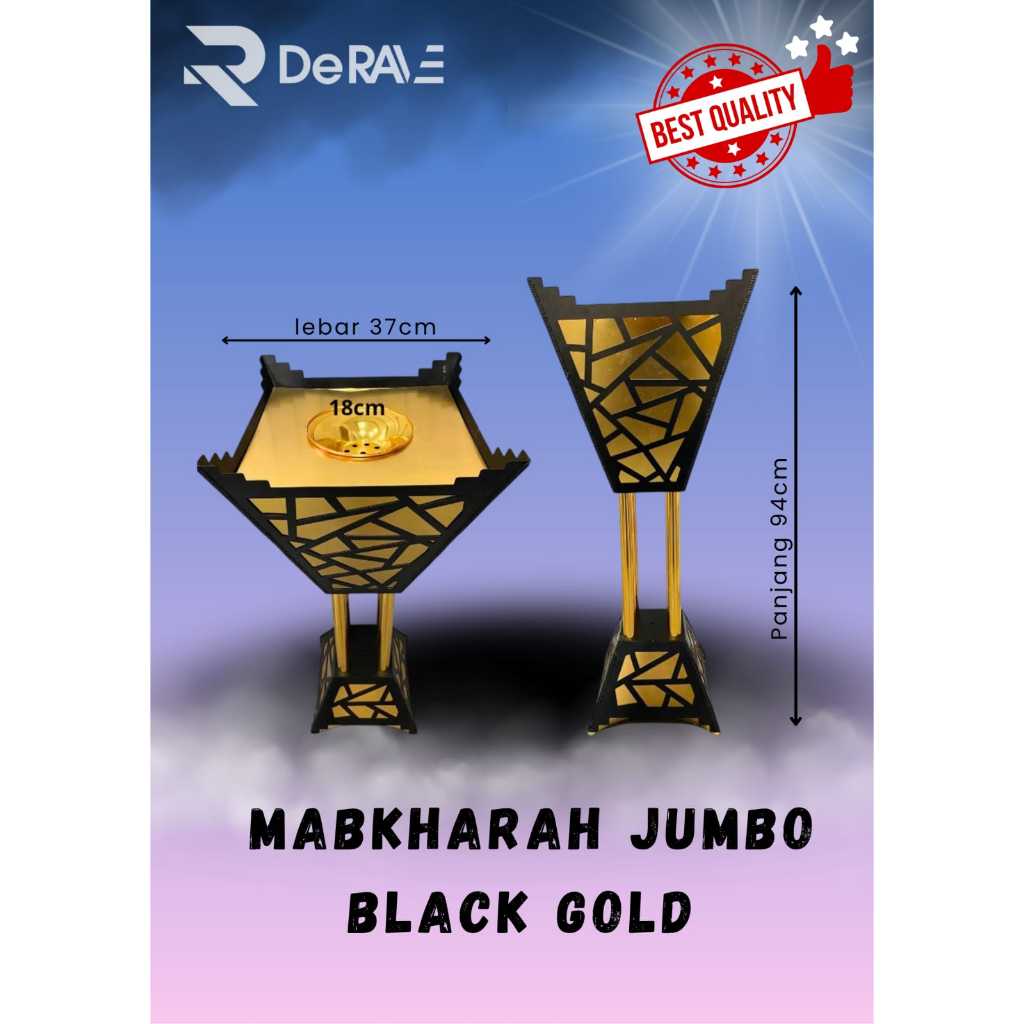 Mabkharah Jumbo Black Gold