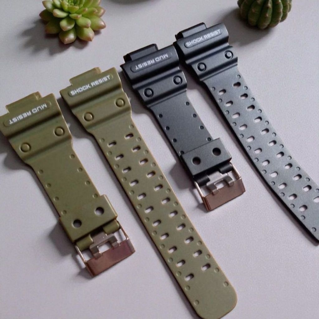 strap tali jam tangan G-Shock GX-56 CASIO warna hitam dan hijau