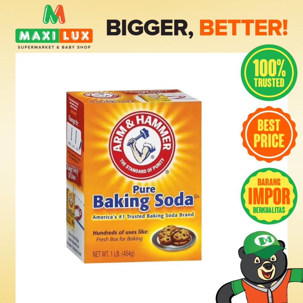 ARM & HAMMER Pure Baking Soda 454 gr – Soda Kue Murni