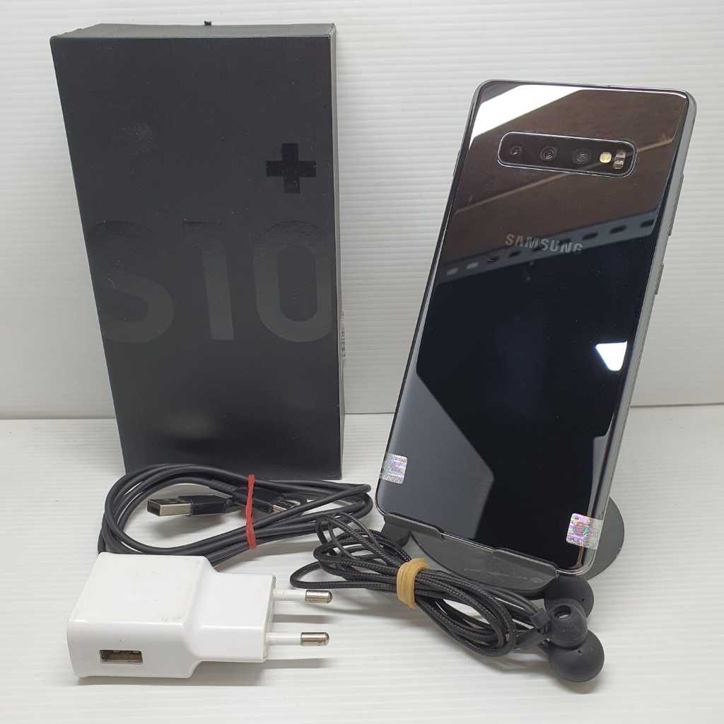 SAMSUNG GALAXY S10 PLUS  8/512 Ceramic Black FULLSET NO MINUS