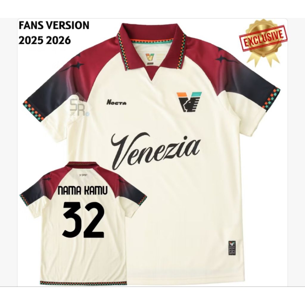 Jersey VENEZIA Away 2025 2026 baju bola venezia 25 26