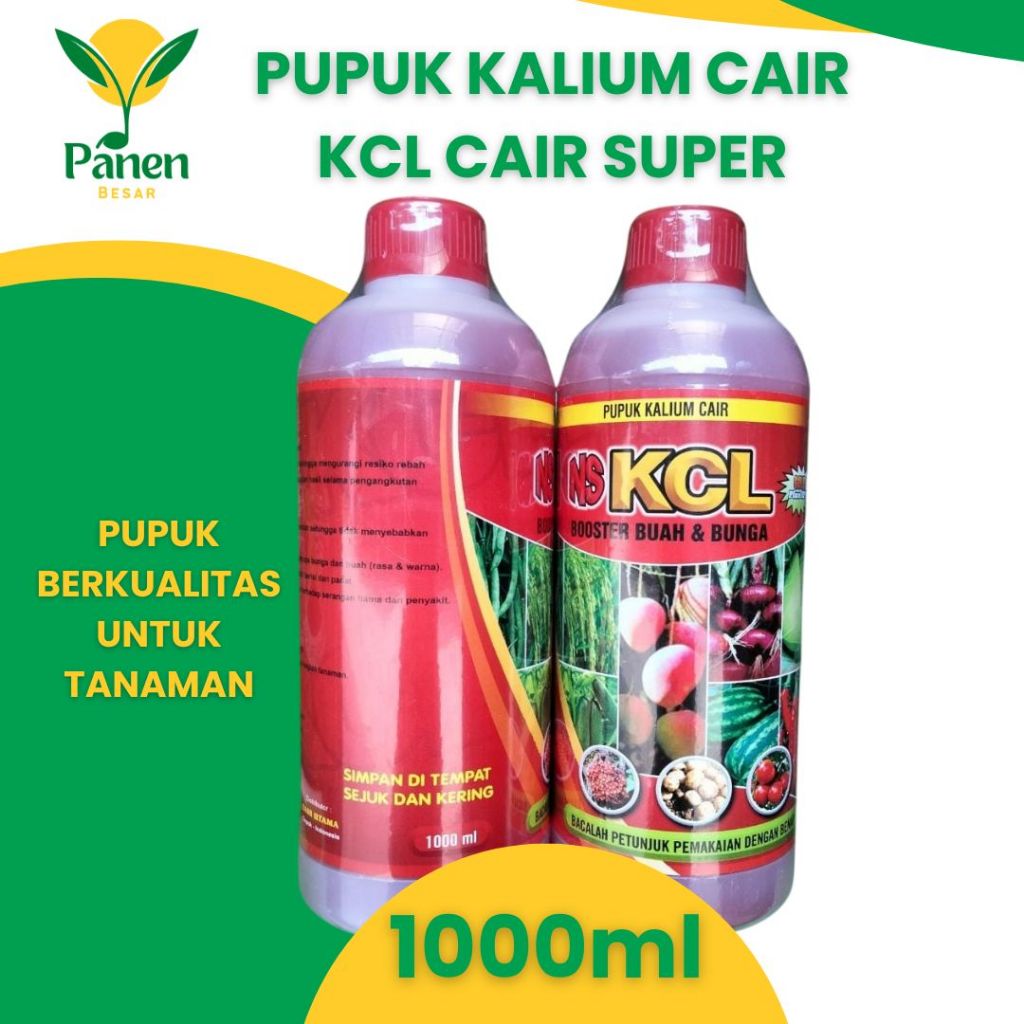 Pupuk KCL Cair Super 1 liter Untuk Pertumbuhan Tanaman Optimal