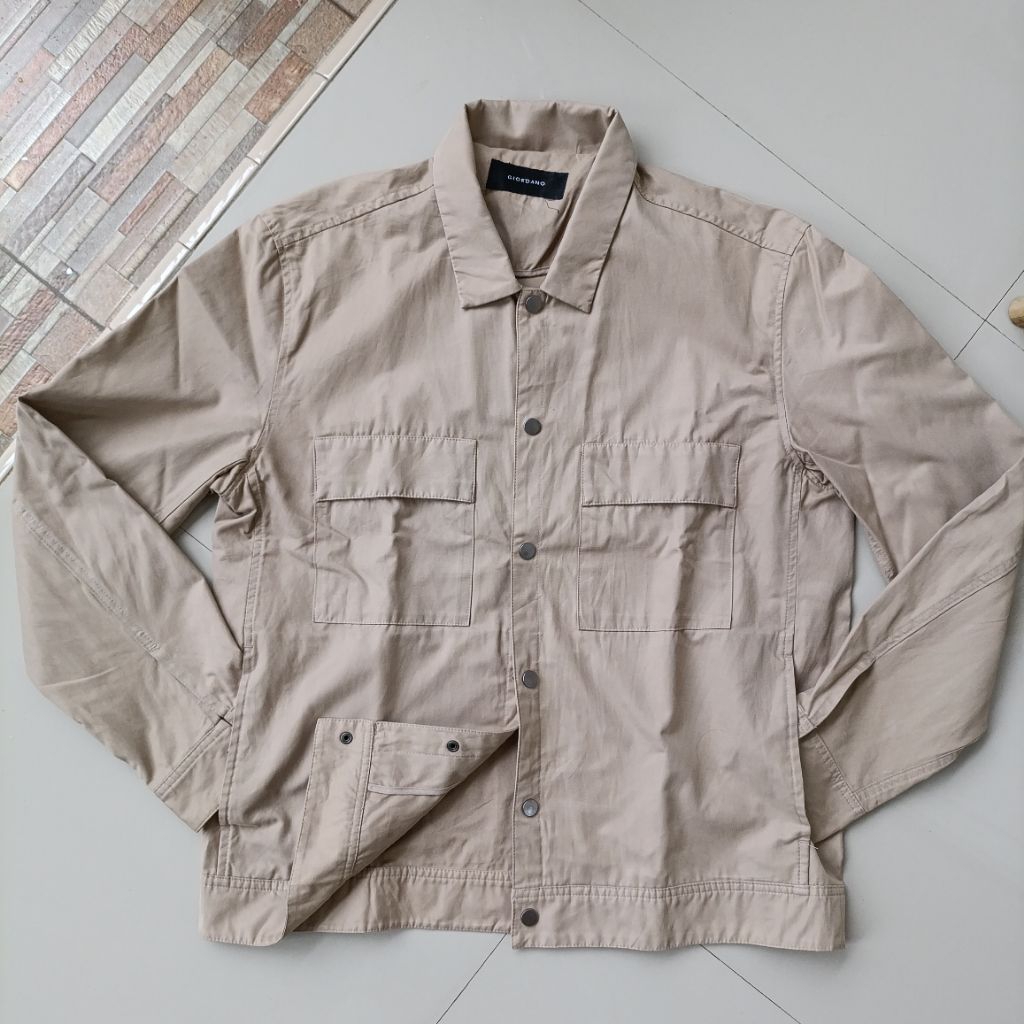 Giordano Kemeja Jaket Outer preloved
