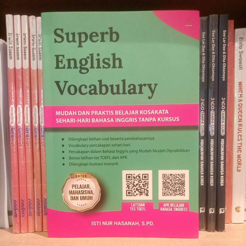 Super English Vocabulary : Mudah dan praktis belajar kosakata sehari-hari bahasa inggris tanpa kursu