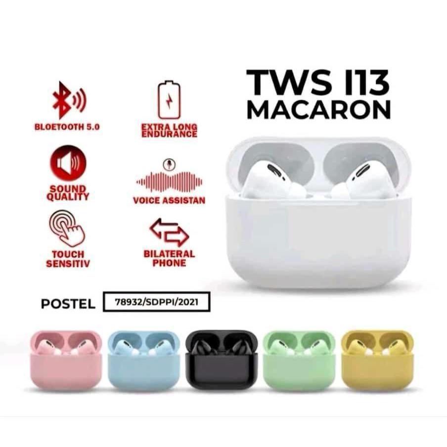 MAGIC - Headset Bluetooth Tws Pro/i13 Macaron TWS Earphone Bluetooth Bass 9D Hifi Wireless Headphone