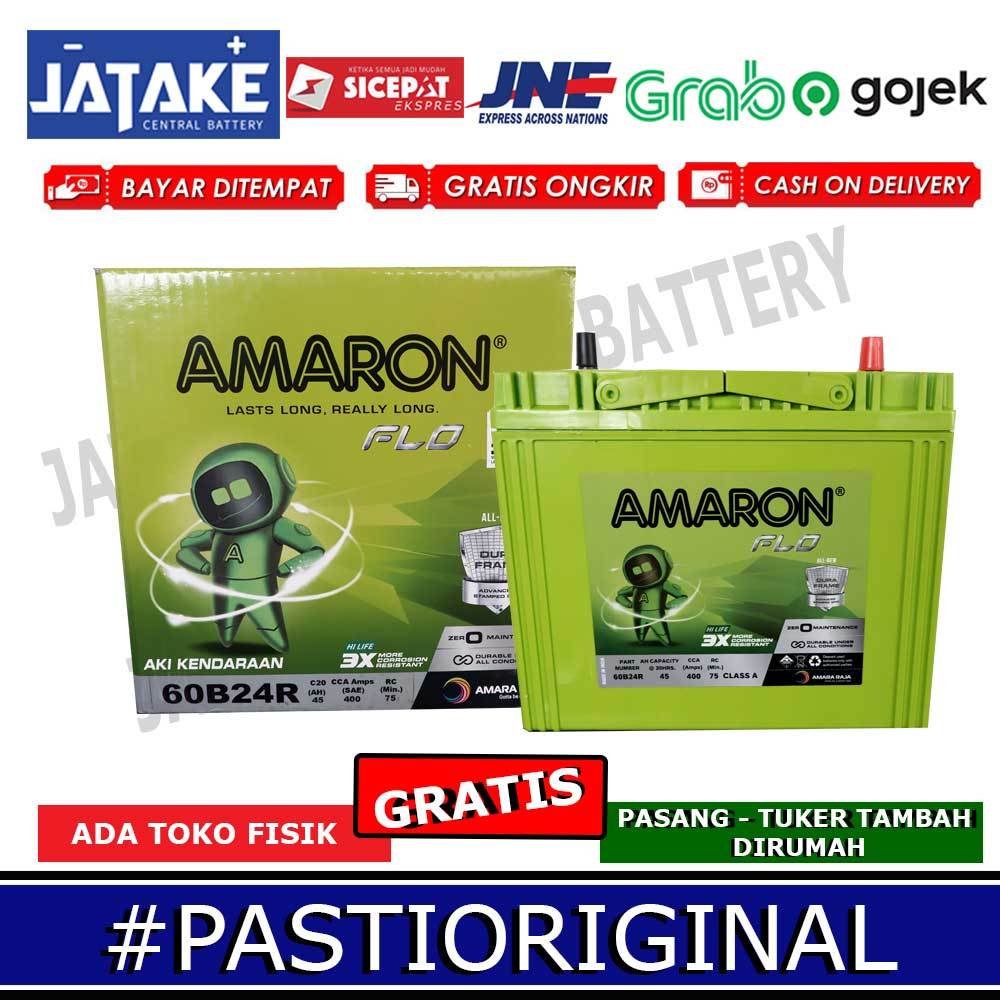 Aki kering Amaron Hilife 60B24R / 55B24R / Ns60 EKSPEDISI