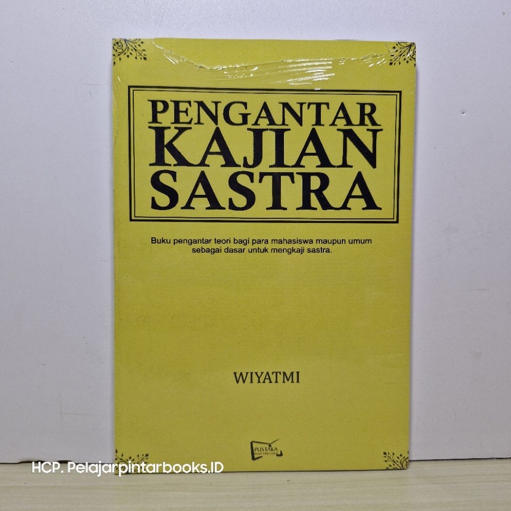 Buku Pengantar Kajian Sastra - Wiyatmi