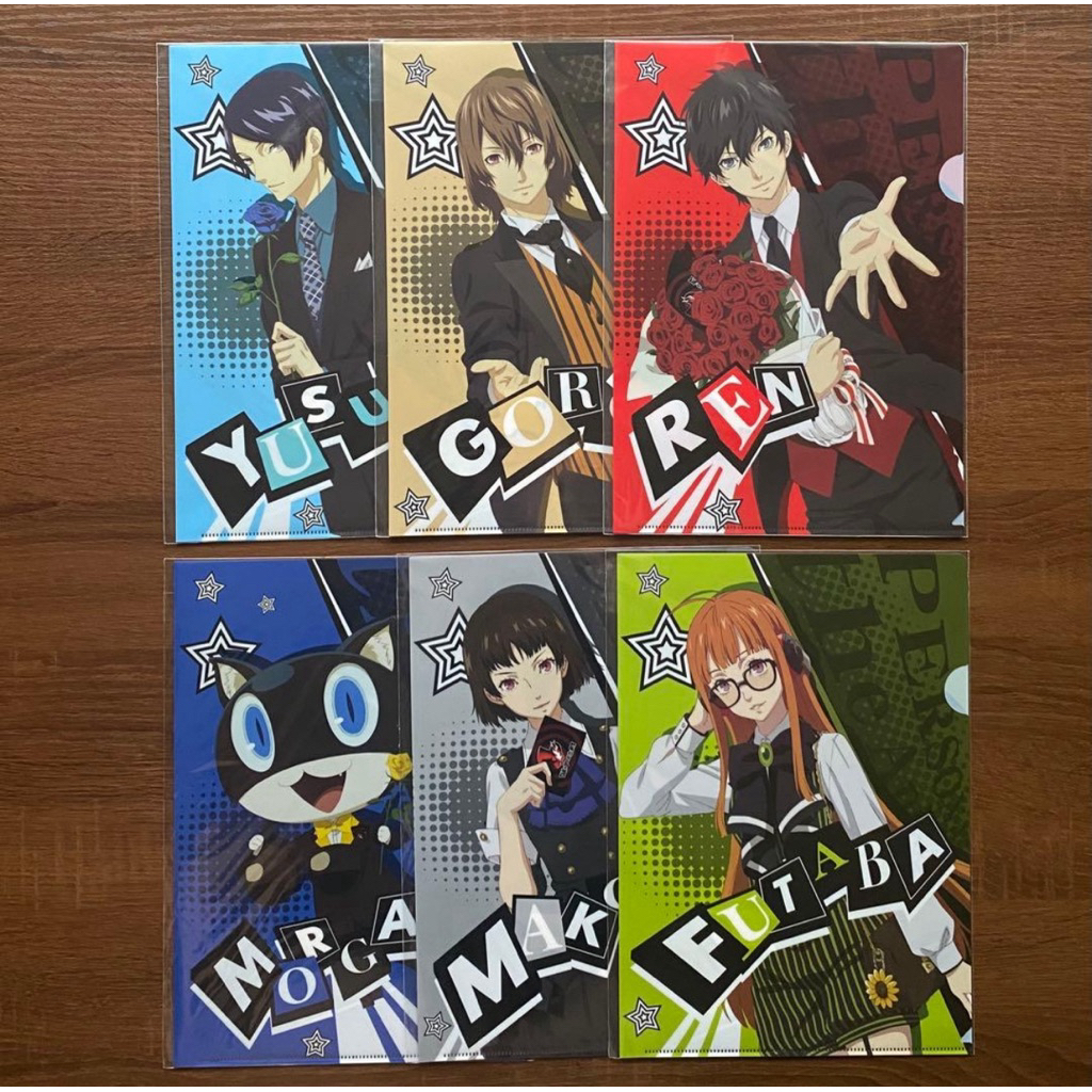 Ready Persona 5 Limited Edition Original Clear File / Joker Akechi Goro