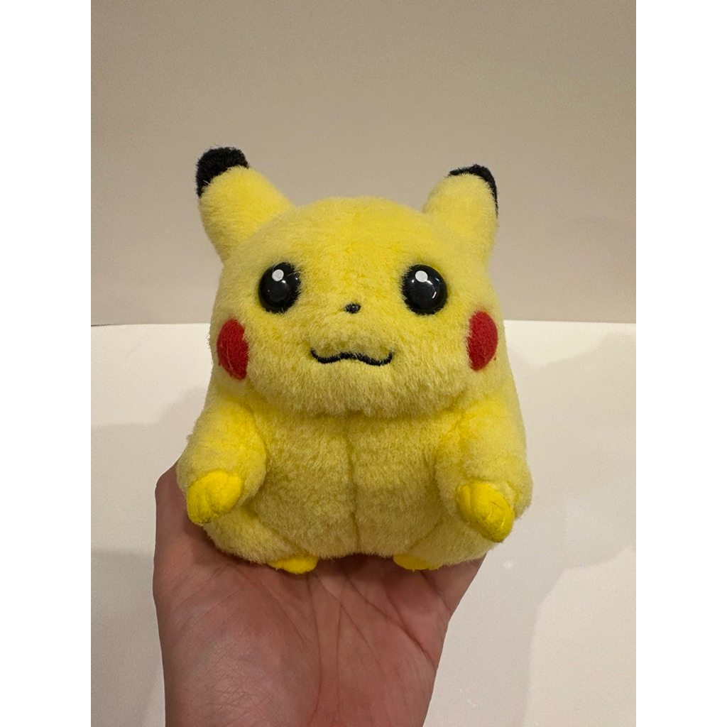 Rare original A Pikachu vintage tomy plush 1998 squeaky tetot