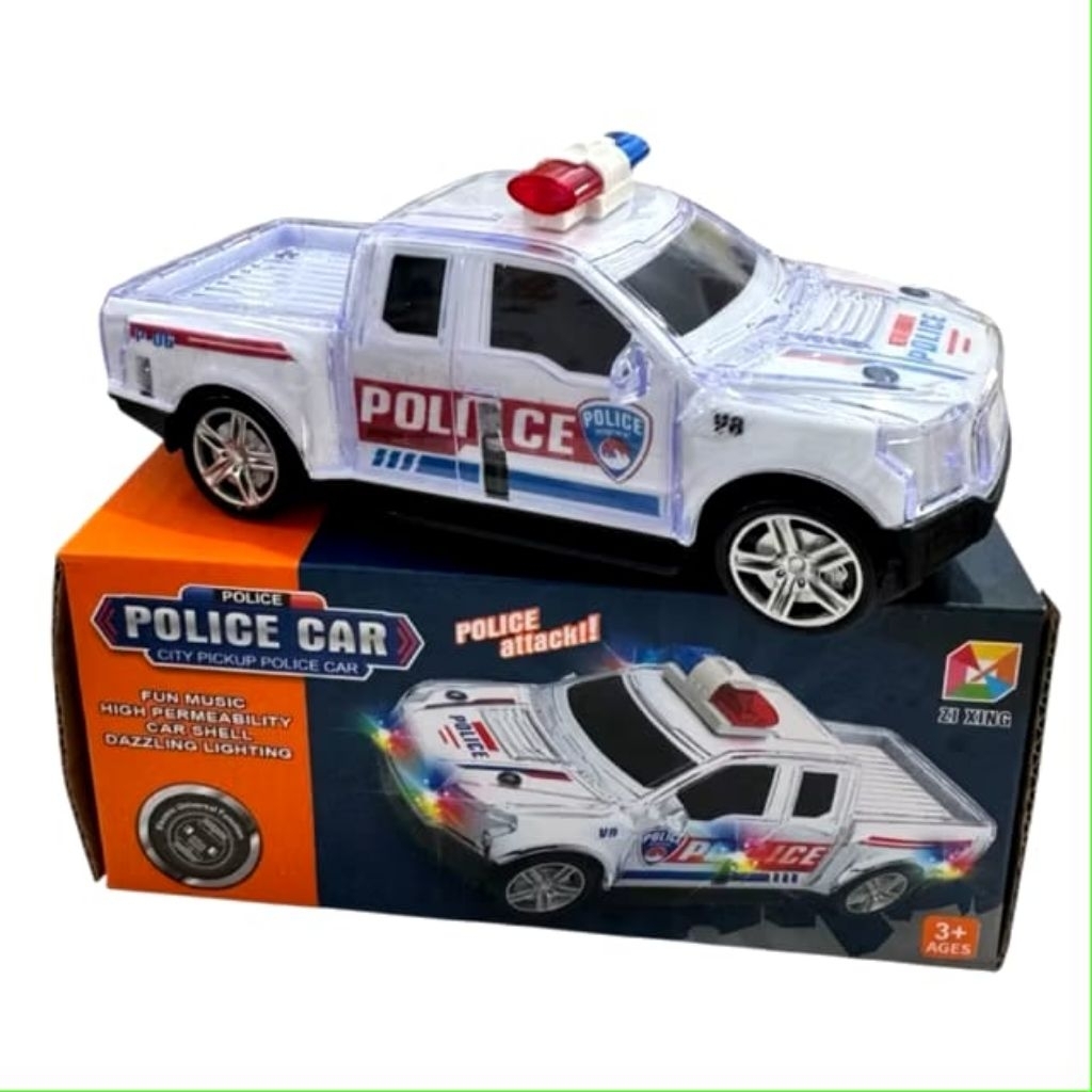 GOGO TOYS - MAINAN POLICE CAR CITY PICKUP POLICE CAR (906A)