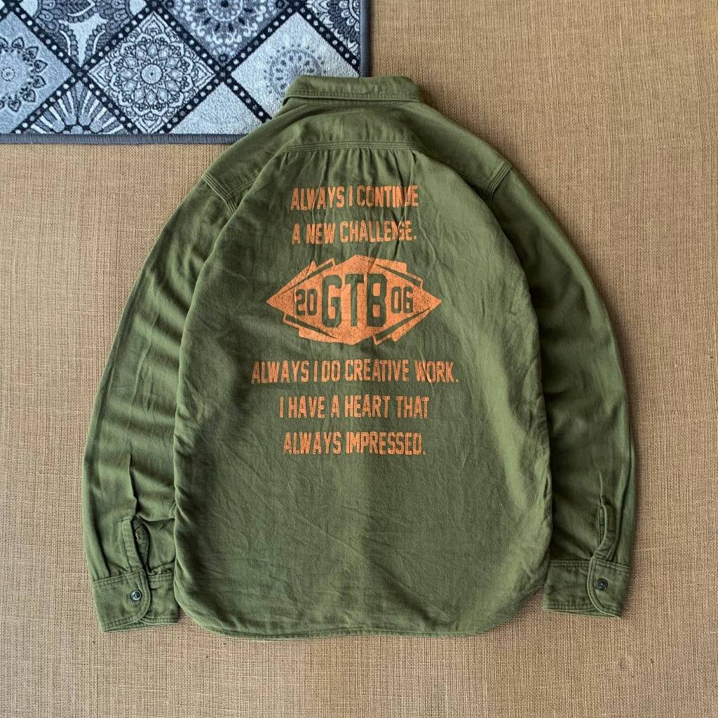 kemeja Flanel Momotaro Jeans size M 100% original 201125J