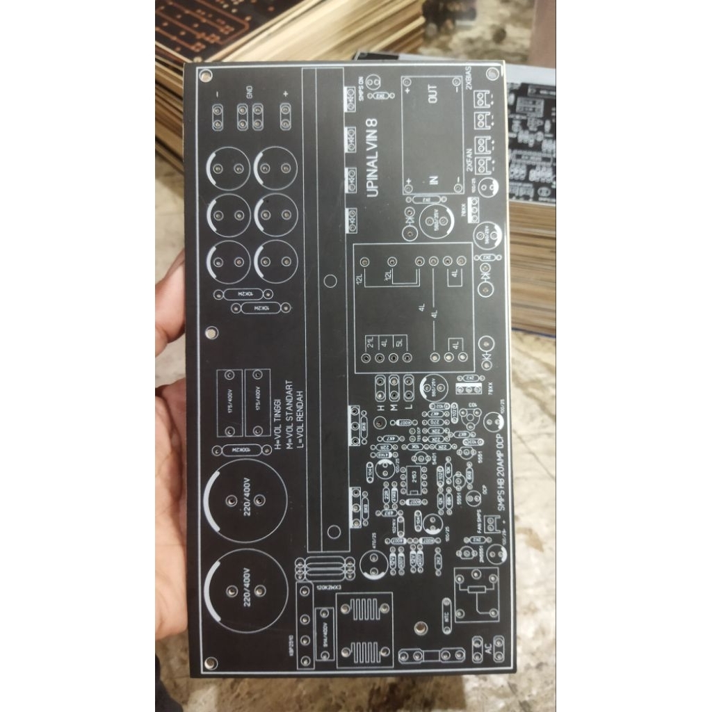 pcb smps halfbridge ocp ir2153
